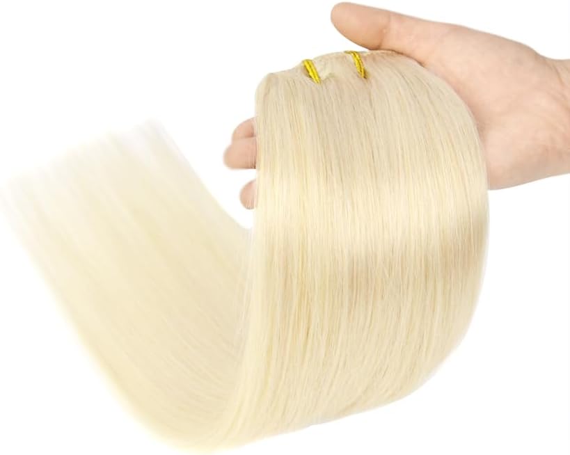 Clip-ins (50cm) 7 pieces / Platinablond