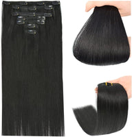 Clip-ins (50cm) 7 pieces / Svart