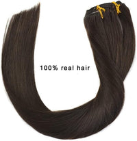 Clip-ins (50cm) 7 pieces / Mörkbrun