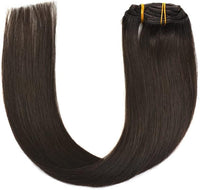 Clip-ins (50cm) 7 pieces / Mörkbrun