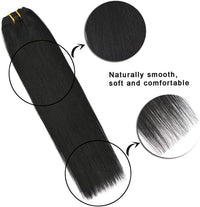 Clip-ins (50cm) 7 pieces / Svart