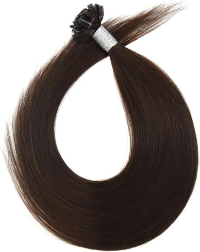 Keratin Extensions (50cm) Mellanbrun