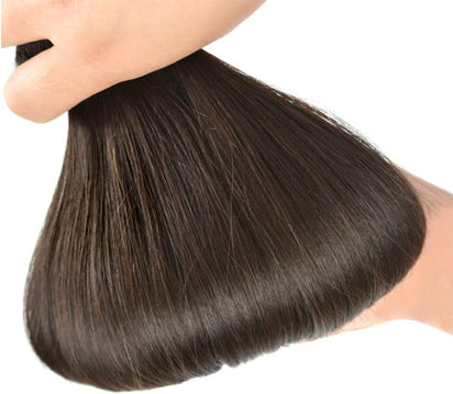 Clip-ins (50cm) 7 pieces / Mörkbrun