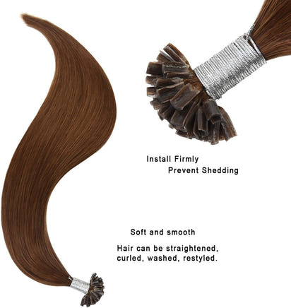 Keratin Extensions (50cm) Ljusbrun